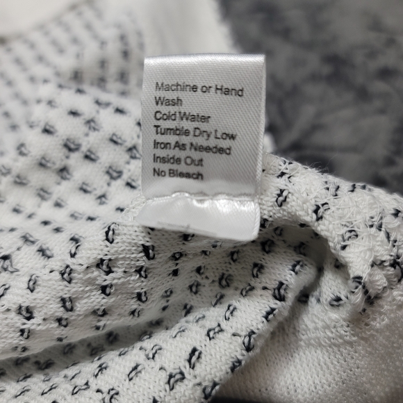 Ming Wang Knit Blazer Jacket Cardigan Women's Size XL NWOT Black/White - Picture 16 of 16